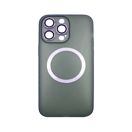 Magnetic Case with Camera Lens for Apple iPhone 14 Pro Max Green Magnetic Case with Camera Lens for Apple iPhone 14 Pro Max Green